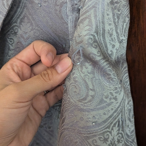 New with Tags Adrianna Vintage Beaded Long Blazer & Sheath Dress Size 6 Wedding - Picture 11 of 12